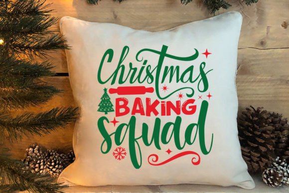 Christmas Baking Squad: A Versatile Graphics Asset for Crafts