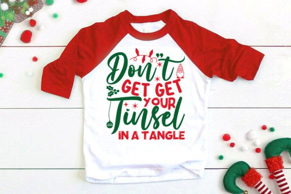 Christmas T-shirt Design for Crafts and Graphics