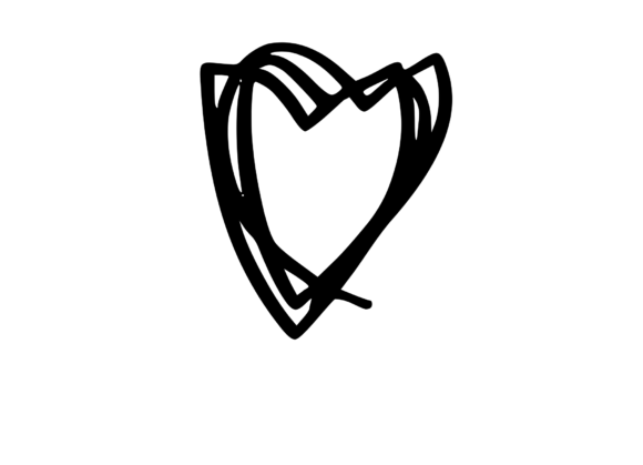 Mono Scribble Graphic Shield for Crafts & Graphics