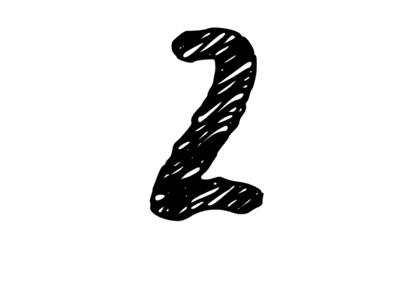 Rough and Messy Scribbled Mono 2: A Bold Graphic for Crafts