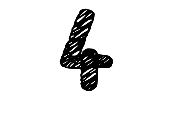 Rough and Messy Scribbled Mono 4: A Unique Embroidery Design