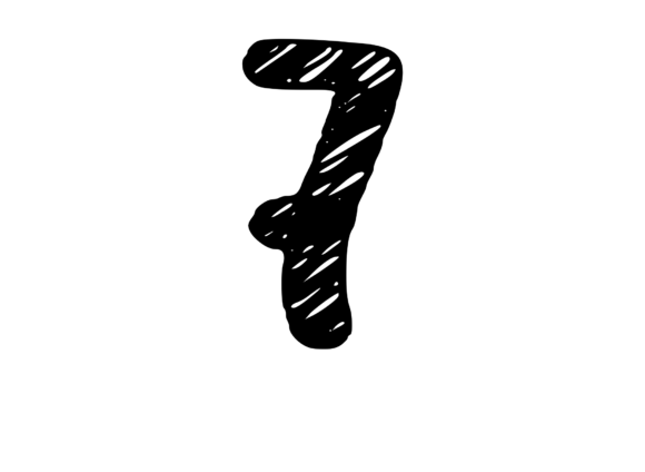Rough and Messy Scribbled Mono 7: A Creative Graphics Asset
