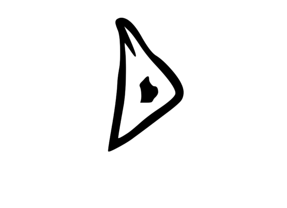 Rough Urban Zine Skater Mono Letter D: Graphics & Crafts