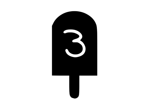 Sweet Summer Ice Lolly Mono 3: A Crafty Graphics Gem