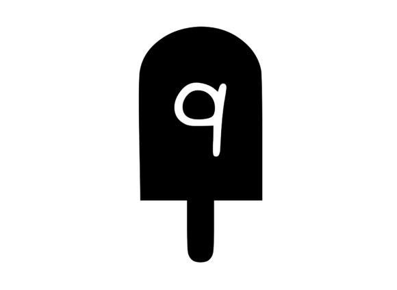 Sweet Summer Ice Lolly Mono 9: A Refreshing Graphics and Crafts Asset