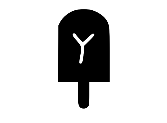 Sweet Summer Ice Lolly Mono: A Versatile Graphic for Crafts
