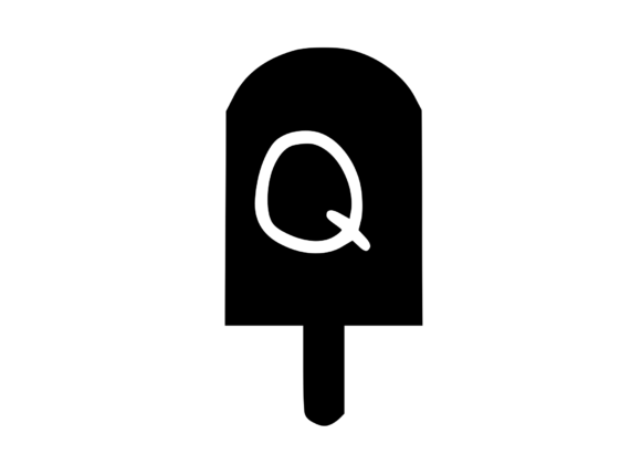 Sweet Summer Ice Lolly Mono P: A Versatile Graphics Asset for Crafts
