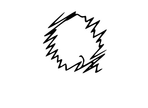 Zapped Comic Shocked Mono Letters Q: Graphics for Crafts