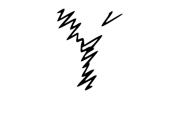 Zapped Comic Shocked Mono Letters Y: Graphics & Crafts